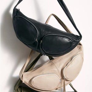 Free People Black Kaia Sling Bag (NEW)